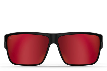 Cayman - Black Red Polarized